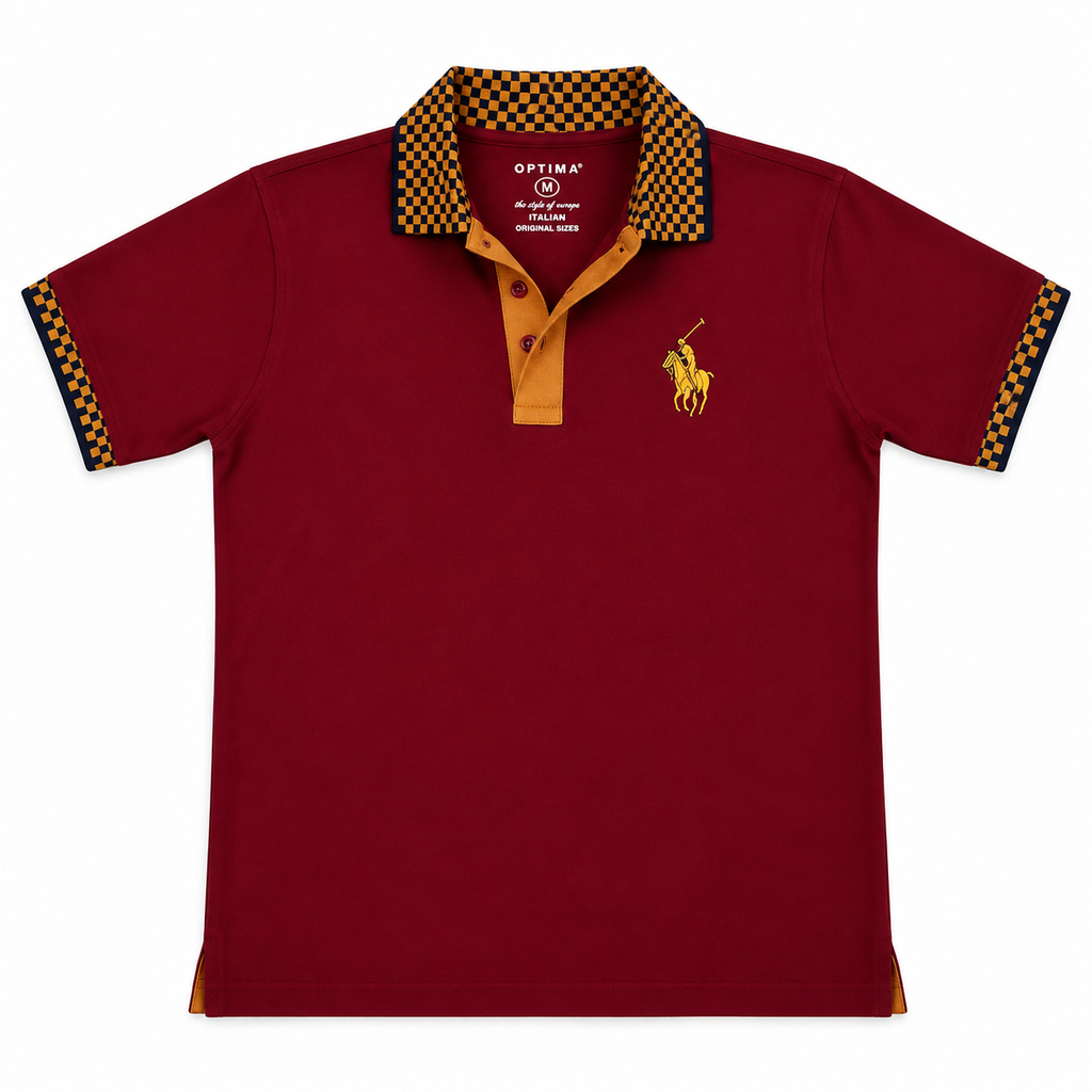 Optima Checkered Polo