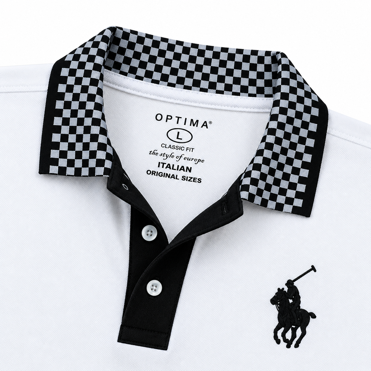 Optima Checkered Polo